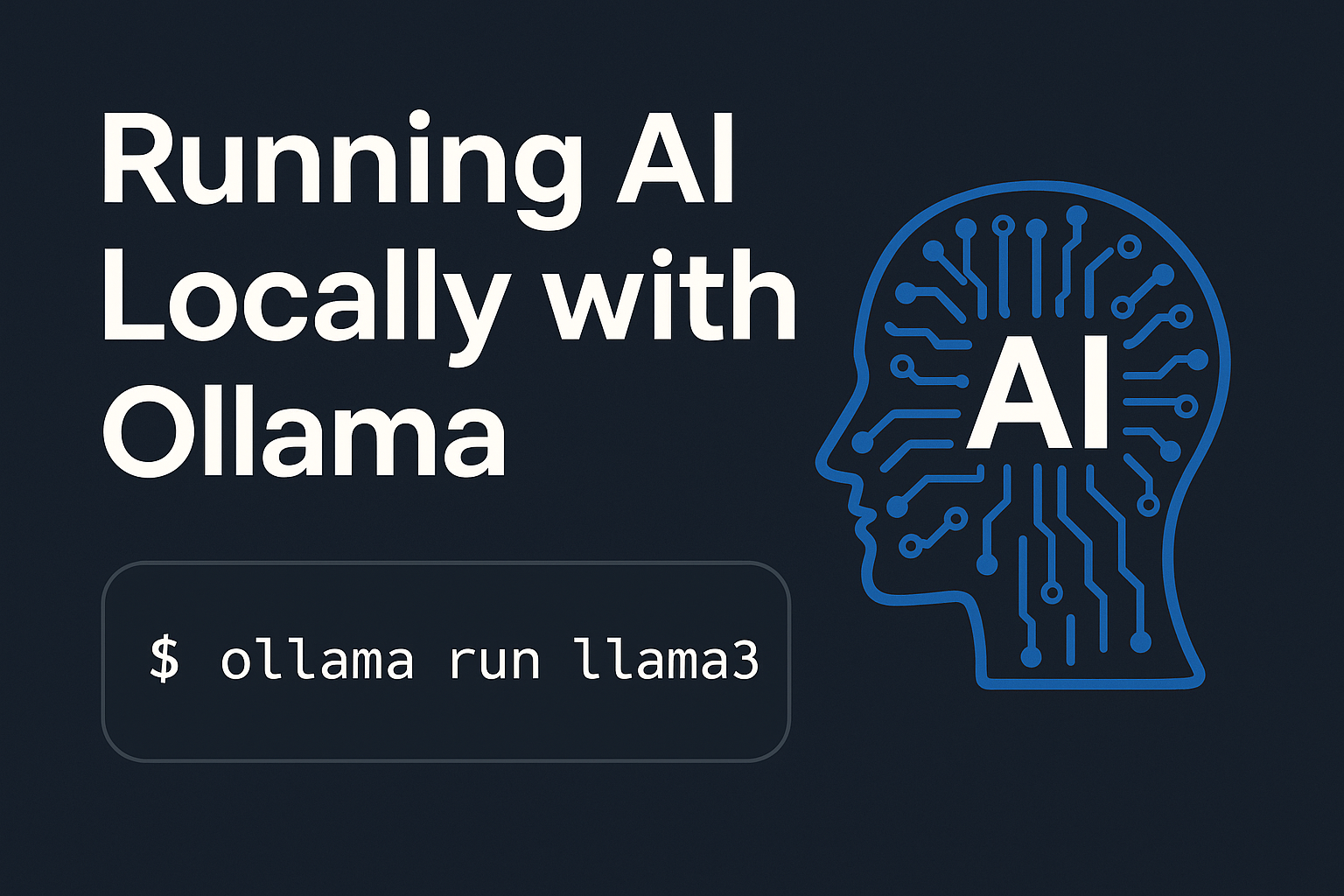 نصب هوش مصنوعی روی سیستم شخصی با Ollama: بدون دردسر مدل اجرا کن!